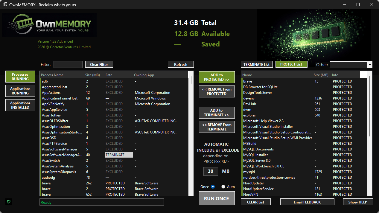 OwnMemory Screenshot